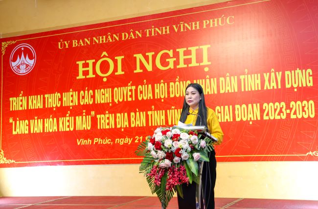 Nhân rộng mô hình xây dựng Làng văn hóa kiểu mẫu tại Vĩnh Phúc