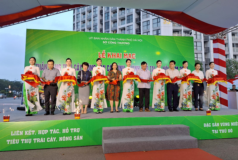 Khai mạc Tuần hàng trái cây, nông sản các tỉnh, thành phố tại Hà Nội