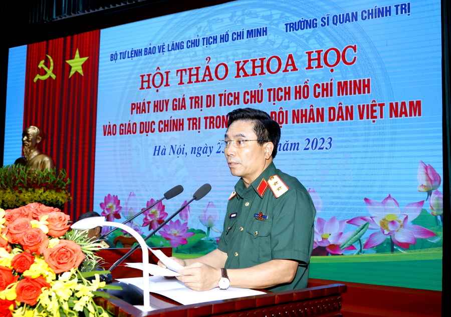 Phát huy giá trị di tích Chủ tịch Hồ Chí Minh vào giáo dục chính trị trong Quân đội