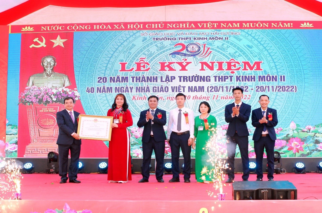 Trường THPT Kinh Môn II nâng cao chất lượng giáo dục toàn diện