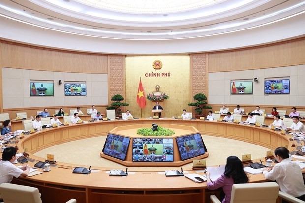 Thủ tướng Phạm Minh Chính chủ trì Phiên họp Chính phủ thường kỳ trực tuyến với các địa phương