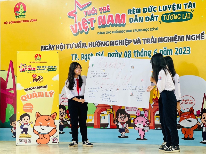 Trên 13 nghìn thiếu nhi Kiên Giang tham gia các hoạt động trải nghiệm hướng nghiệp trên ứng dụng