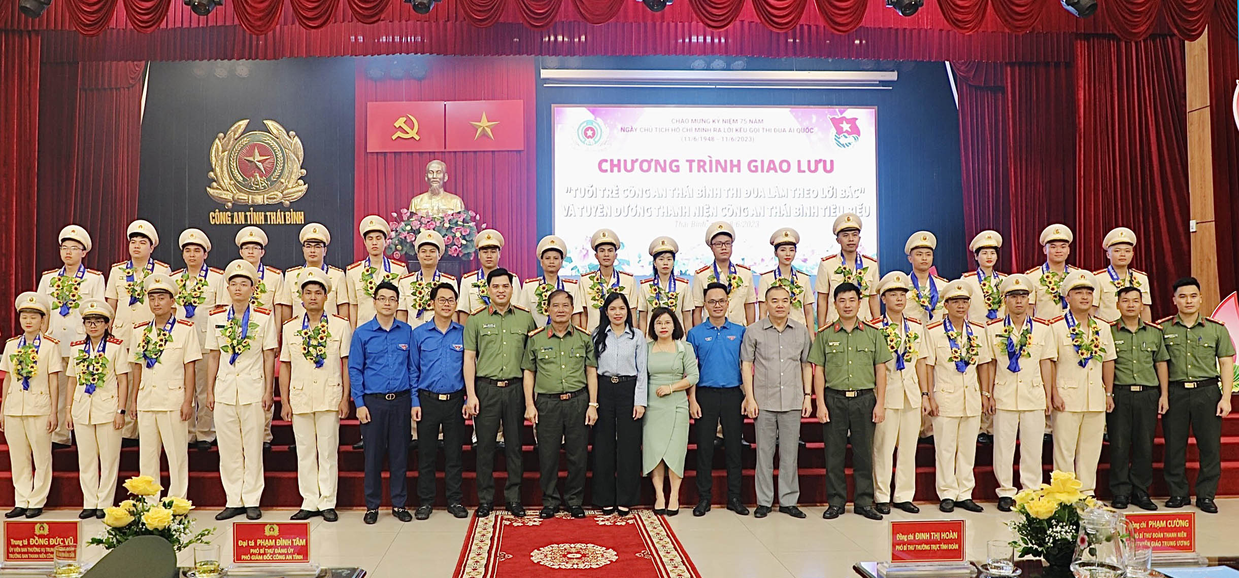 Thái Bình Tuyên dương 30 thanh niên Công an tiêu biểu