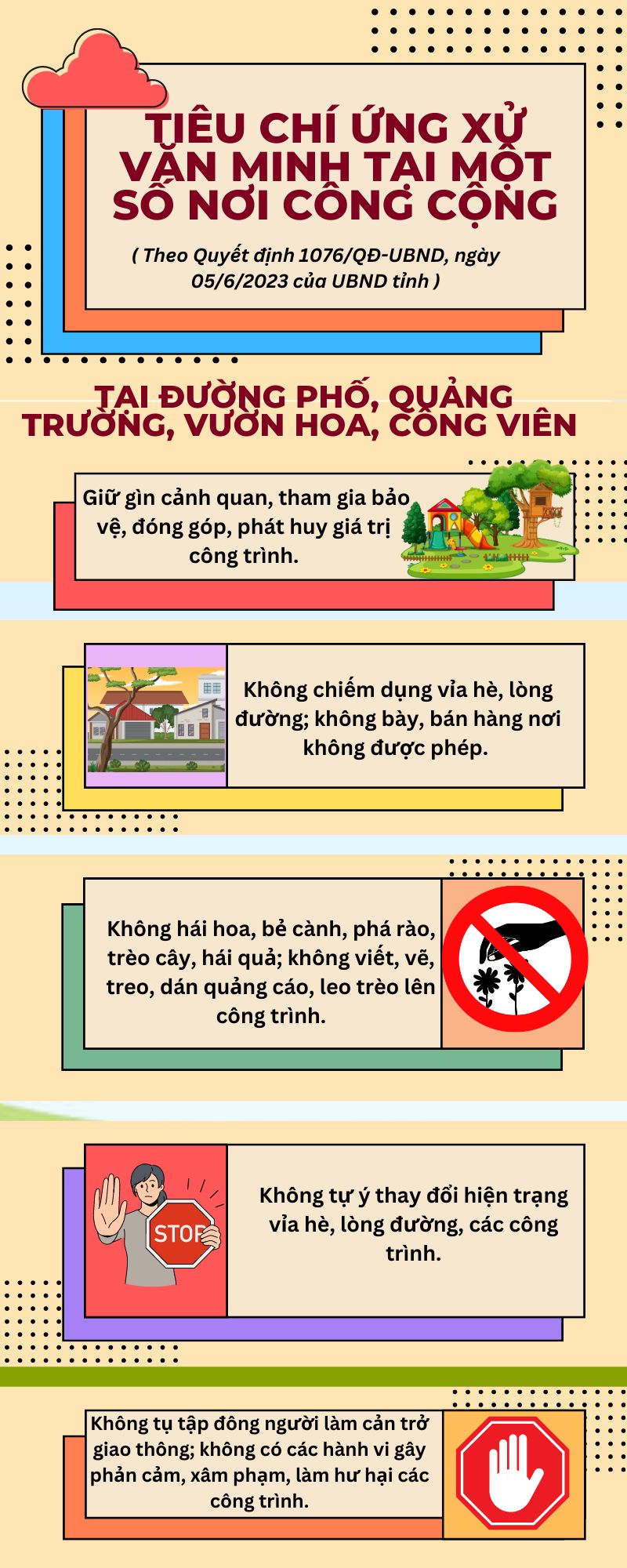 Hải Dương ban hành Bộ tiêu chí ứng xử văn minh nơi công cộng