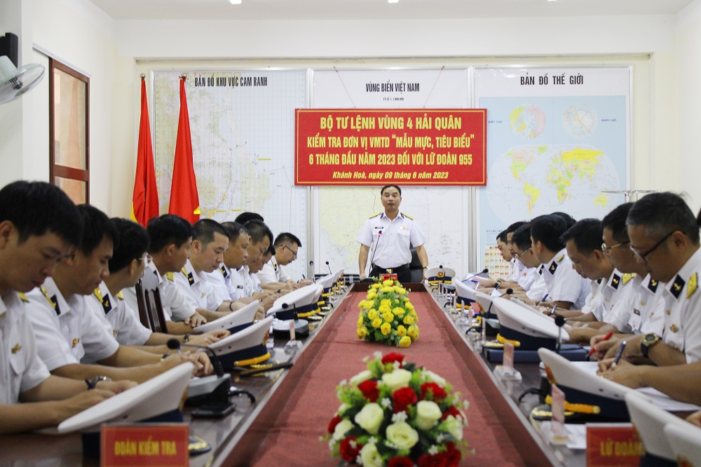 Lữ đoàn 955, Vùng 4 Hải quân hoàn thành tốt nhiệm vụ 6 tháng đầu năm