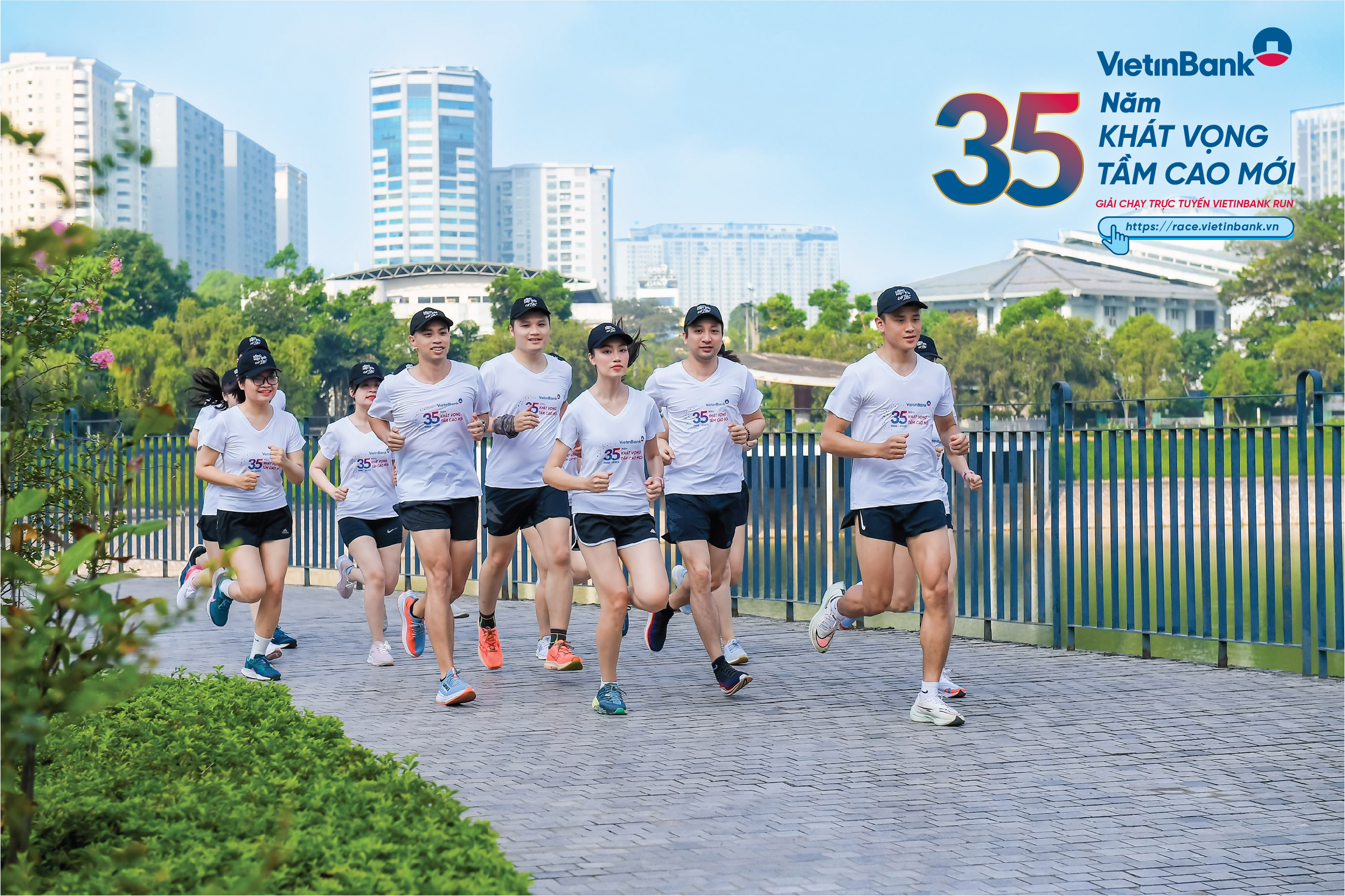 Giải chạy trực tuyến “35 năm Khát vọng tầm cao mới” do VietinBank tổ chức