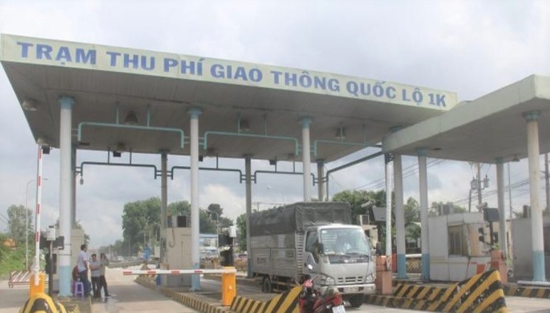 Tháo dỡ 2 trạm thu phí trên Quốc lộ 1K
