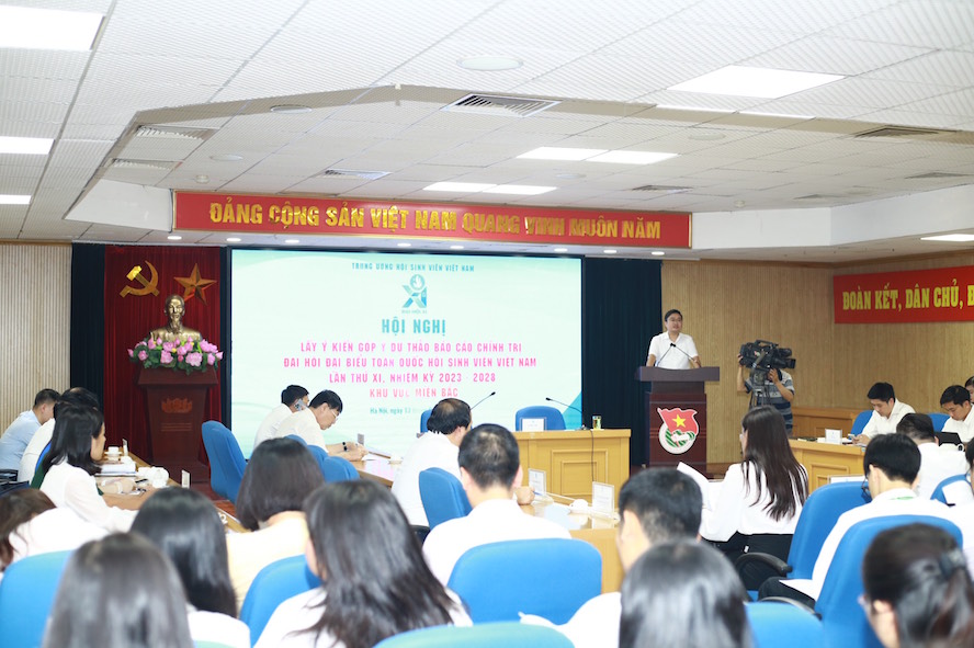 Lấy ý kiến cho dự thảo báo cáo chính trị Đại hội đại biểu toàn quốc Hội Sinh viên Việt Nam lần thứ XI