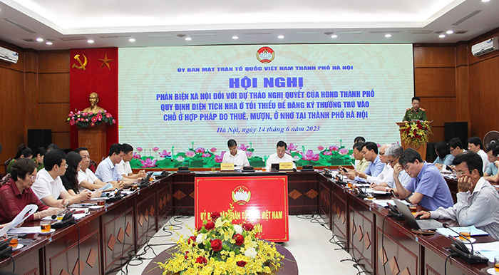 Lấy ý kiến phản biện vào quy định diện tích nhà ở tối thiểu được đăng ký thường trú tại Hà Nội