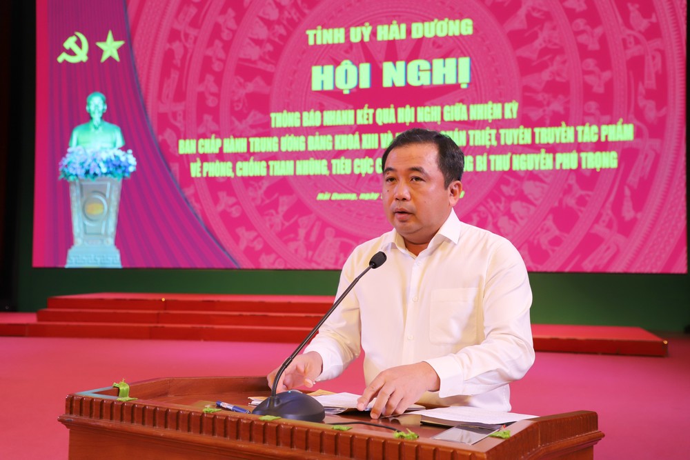 Gần 8 800 đại biểu dự thông báo nhanh kết quả Hội nghị TW Đảng giữa nhiệm kỳ khóa XIII