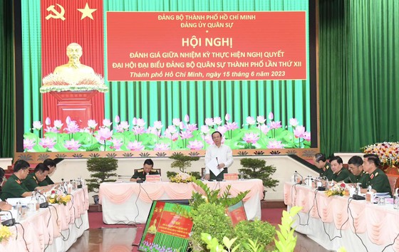 Đảng bộ Quân sự TP Hồ Chí Minh tổ chức hội nghị đánh giá giữa nhiệm kỳ