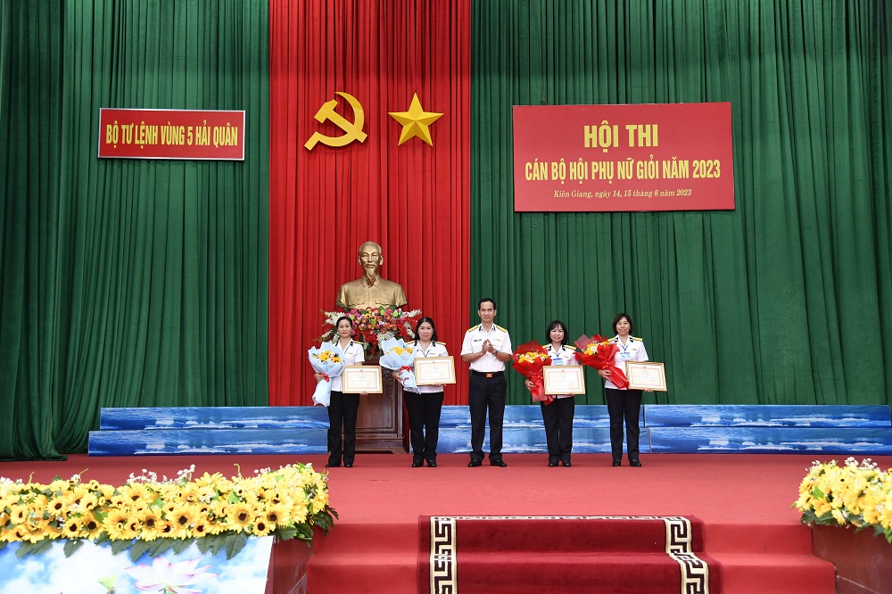 Vùng 5 Hải quân tổ chức Hội thi cán bộ hội phụ nữ giỏi năm 2023