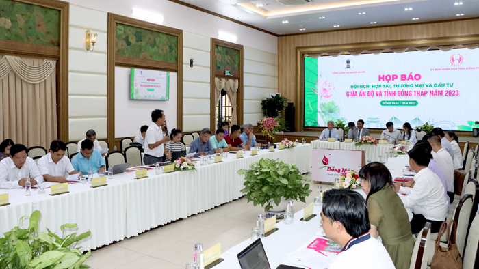 Hội nghị hợp tác Thương mại và Đầu tư giữa Ấn Độ và tỉnh Đồng Tháp sẽ diễn ra từ ngày 27 - 29 6