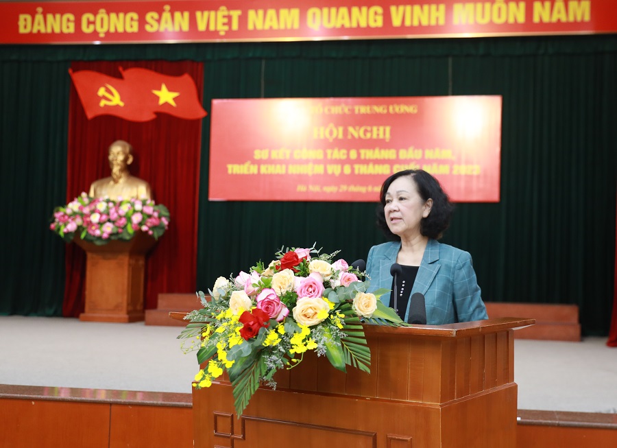 Ban Tổ chức Trung ương Trình Bộ Chính trị, Ban Bí thư 46 đề án trong 6 tháng đầu năm