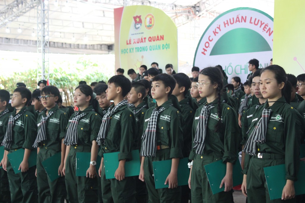 Lễ xuất quân chương trình học kỳ quân đội “Chúng con đã trưởng thành”