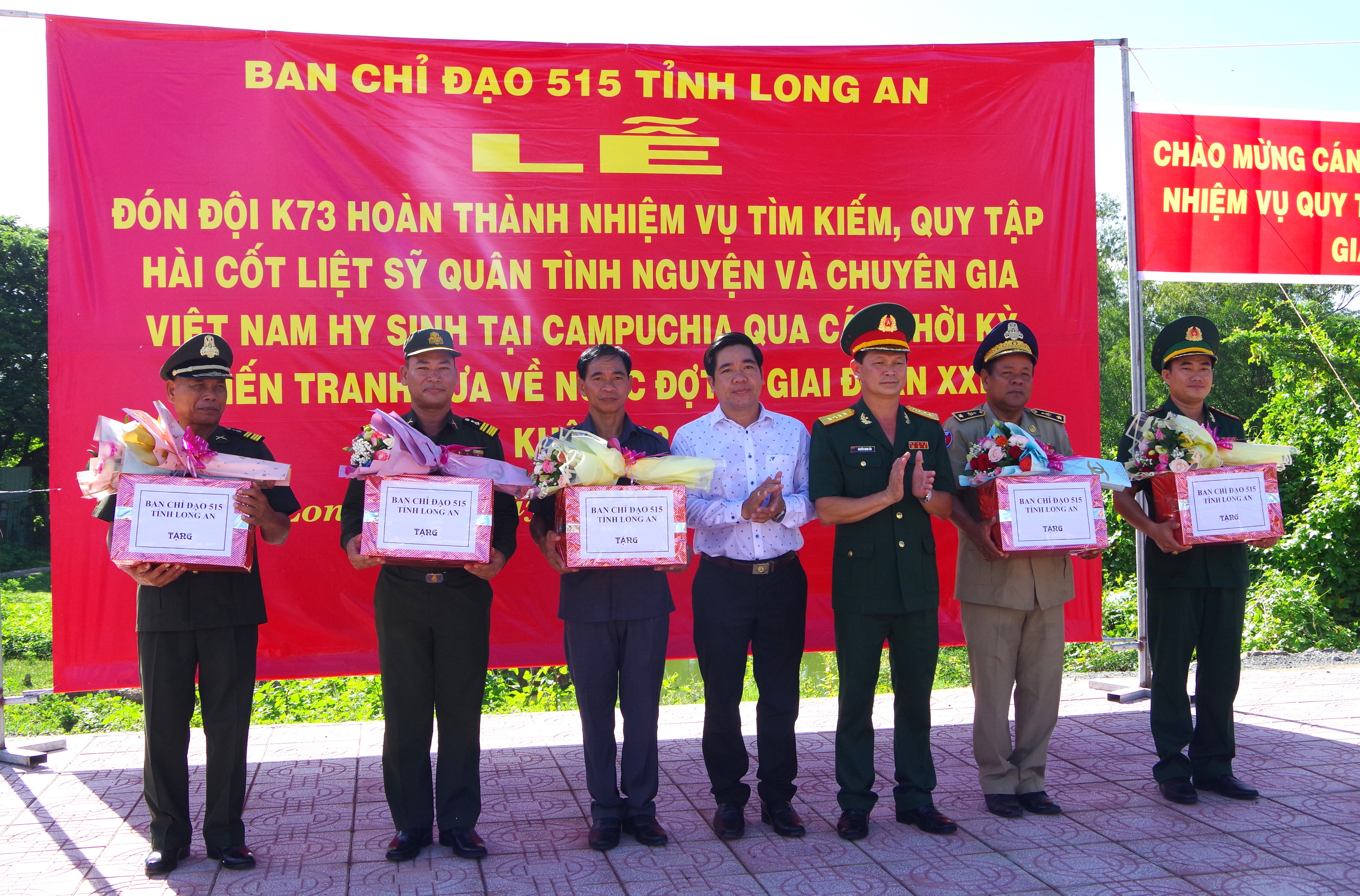 Long An quy tập được 122 hài cốt liệt sĩ