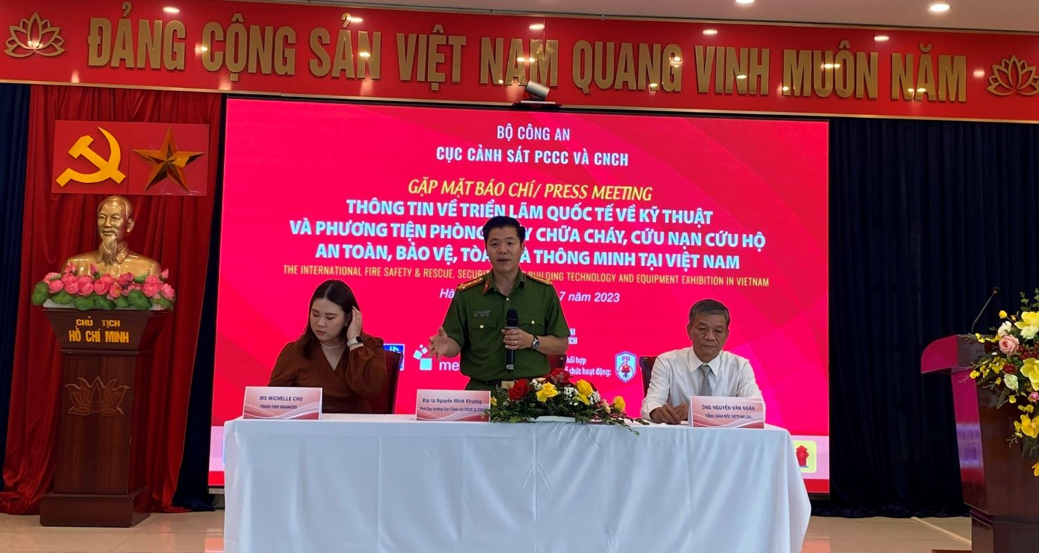 Hơn 400 gian hàng tham gia Triển lãm quốc tế về phòng cháy chữa cháy và cứu nạn cứu hộ