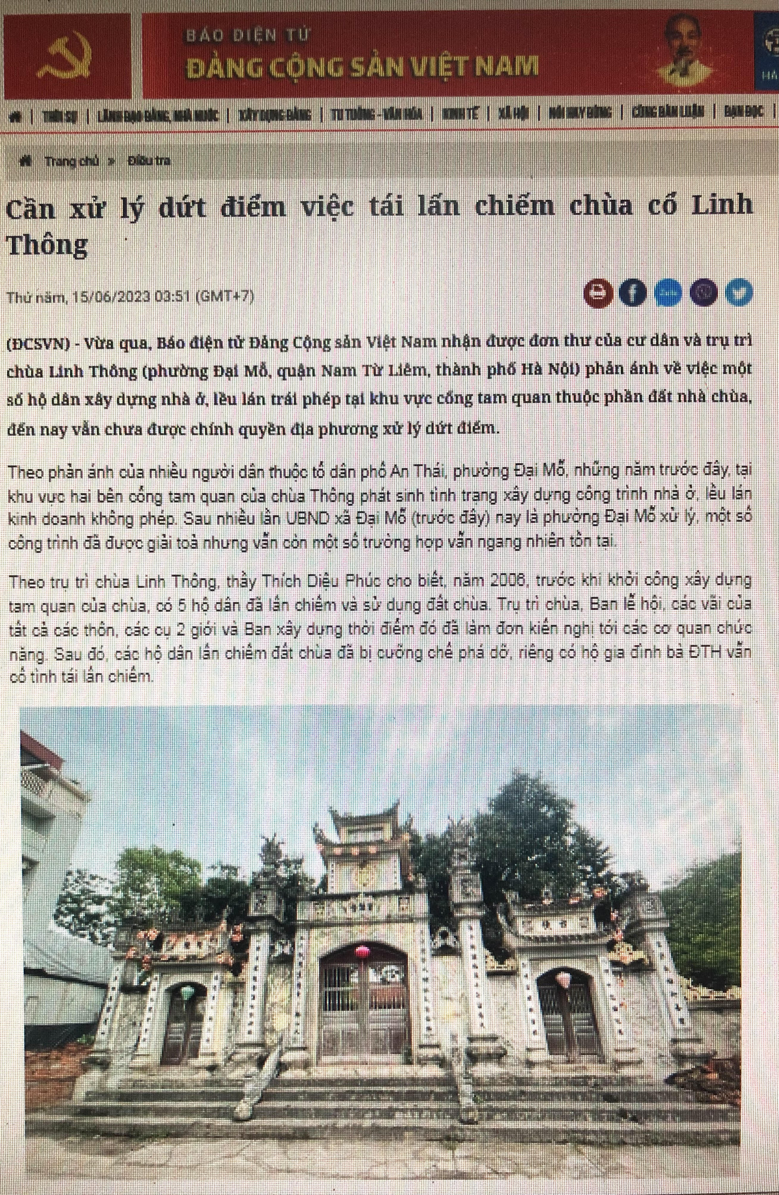 Hà Nội yêu cầu làm rõ thông tin báo chí phản ánh