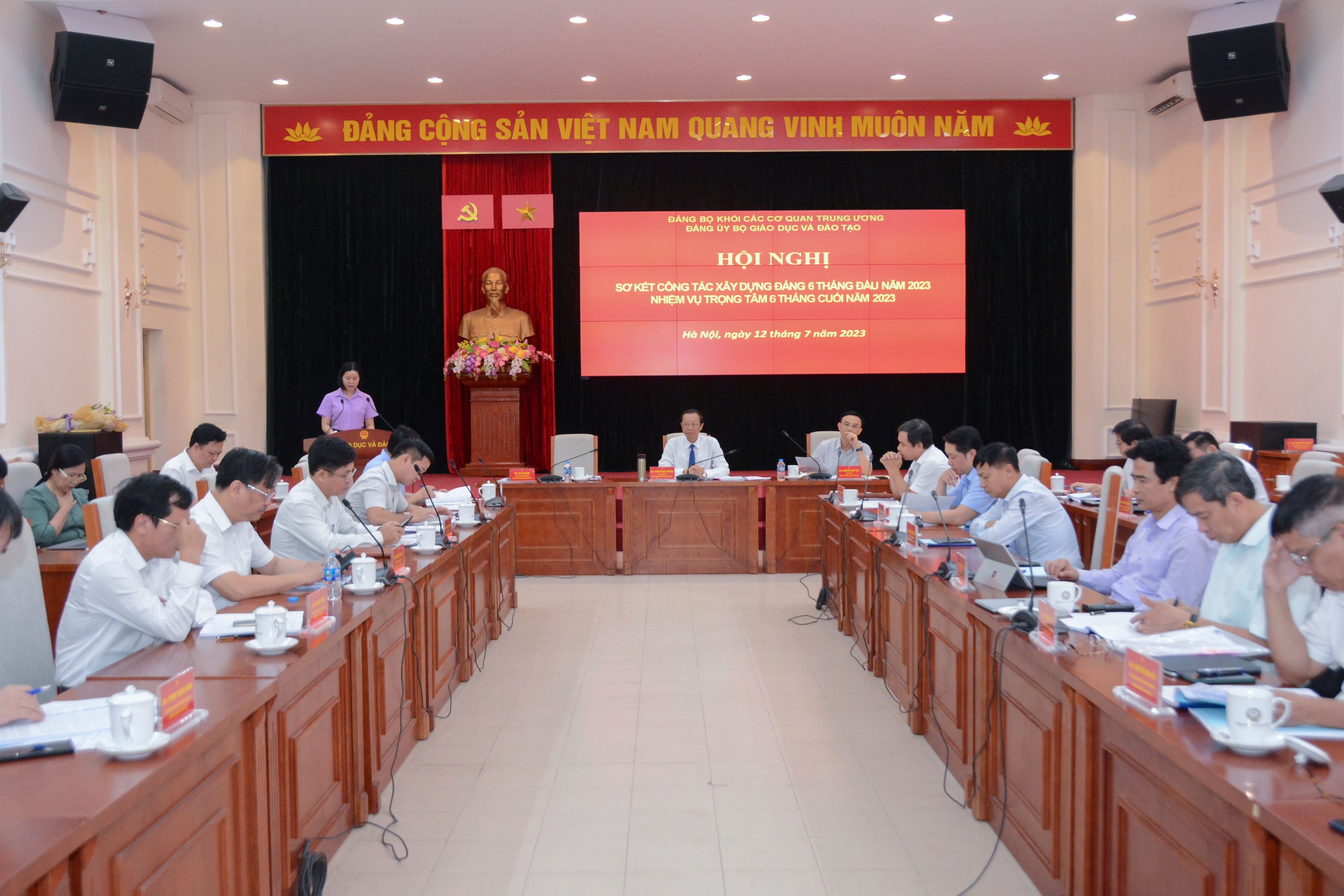 Đảng ủy Bộ GD ĐT Tiếp tục thực hiện hiệu quả các nhiệm vụ trong 6 tháng cuối năm