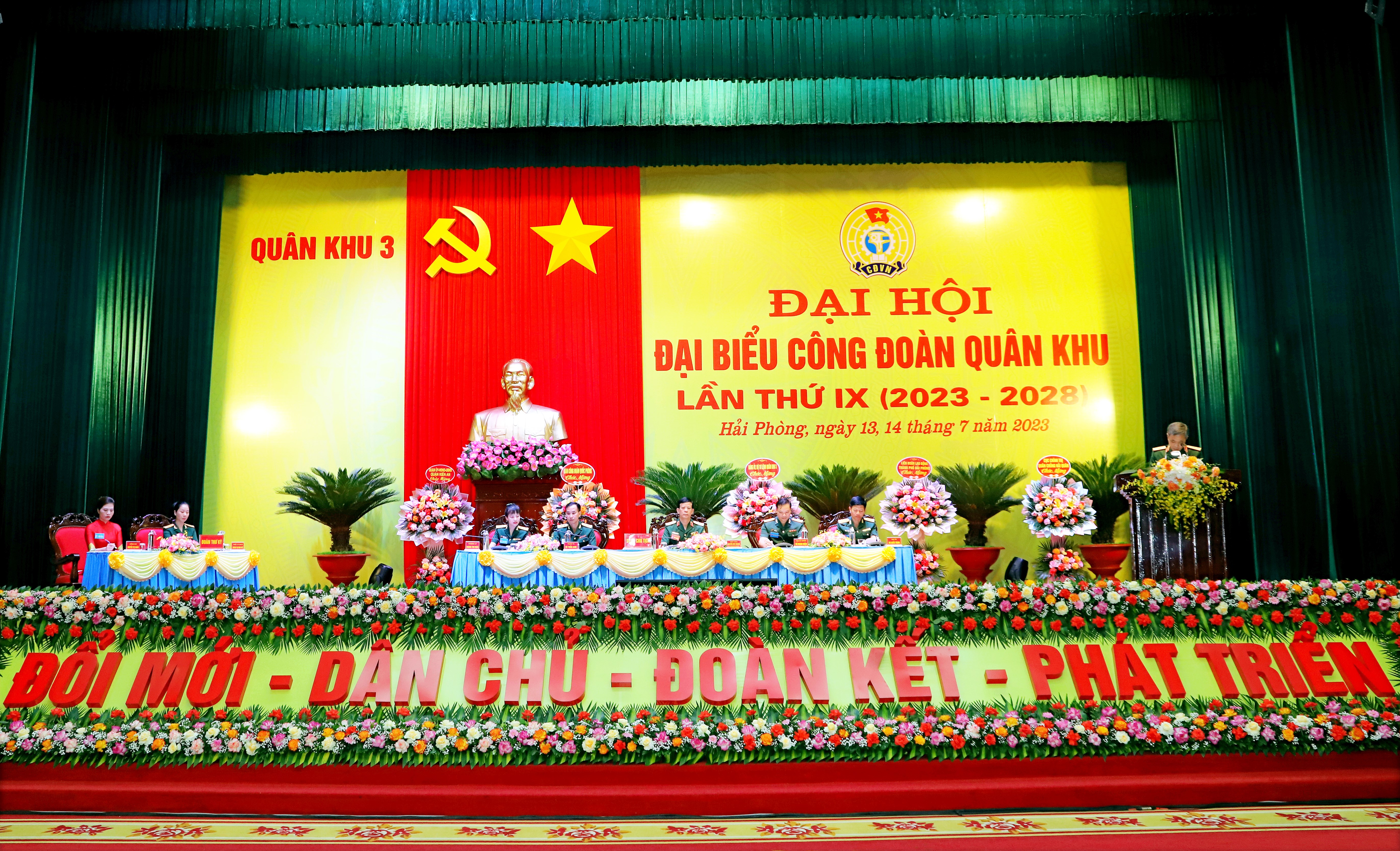 Đại hội đại biểu công đoàn Quân khu 3 lần thứ IX 2023 - 2028
