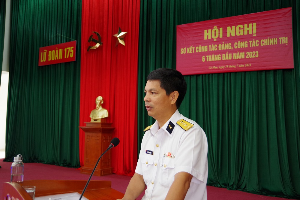 Lữ đoàn 175 Hải quân thực hiện tốt các mặt công tác đảng, công tác chính trị