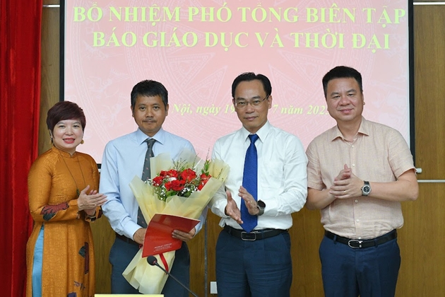 Bổ nhiệm ông Nguyễn Đức Tuân làm Phó Tổng Biên tập Báo Giáo dục và Thời đại
