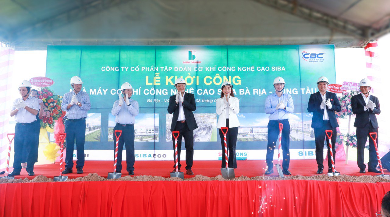Siba Group chính thức khởi công xây dựng Nhà máy cơ khí công nghệ cao Siba Bà Rịa - Vũng Tàu