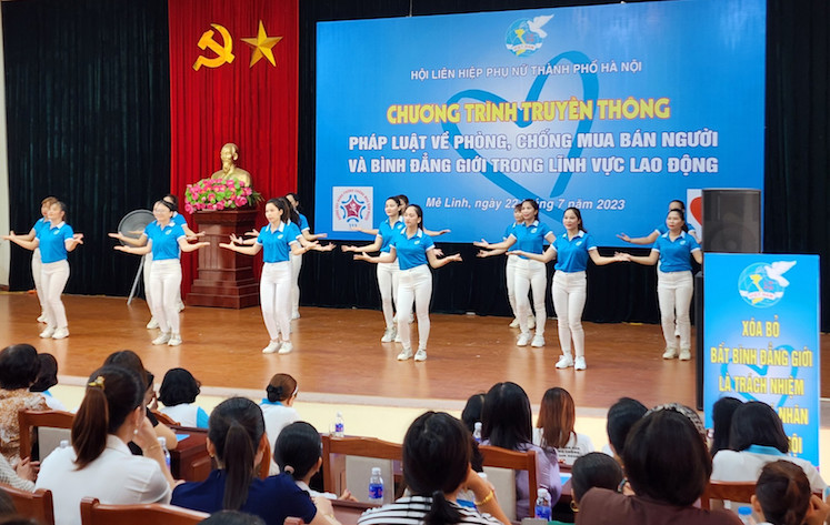 Trang bị tới hội viên, phụ nữ Thủ đô các kiến thức kỹ năng phòng, chống mua bán người