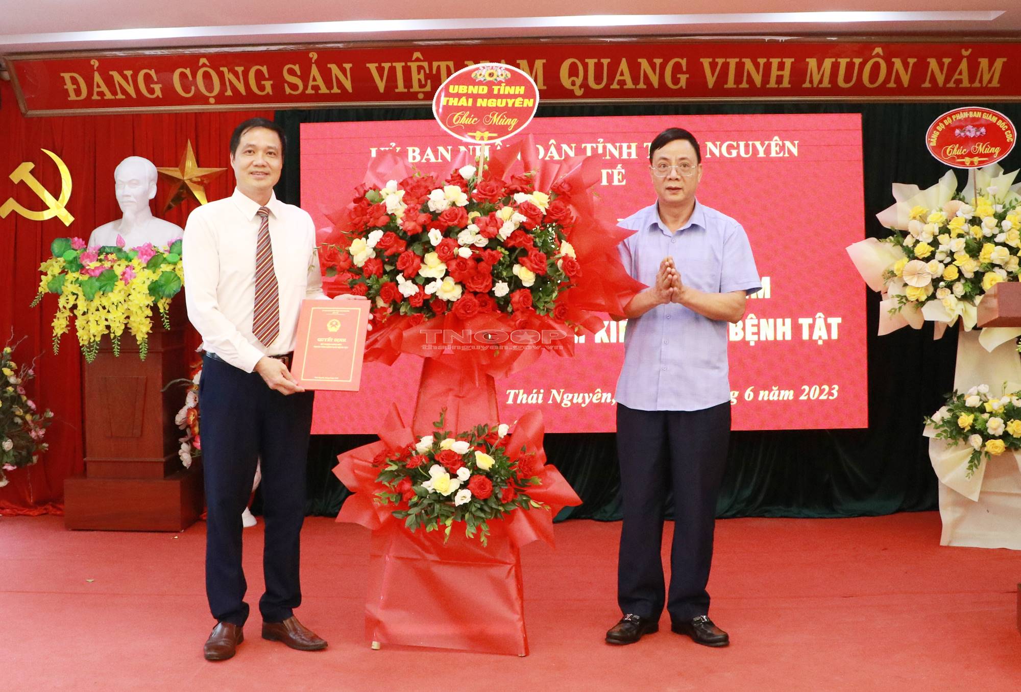 Thái Nguyên Công bố Quyết định bổ nhiệm Giám đốc Trung tâm Kiểm soát bệnh tật