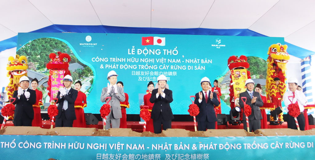 Long An Động thổ công trình hữu nghị Việt Nam - Nhật Bản