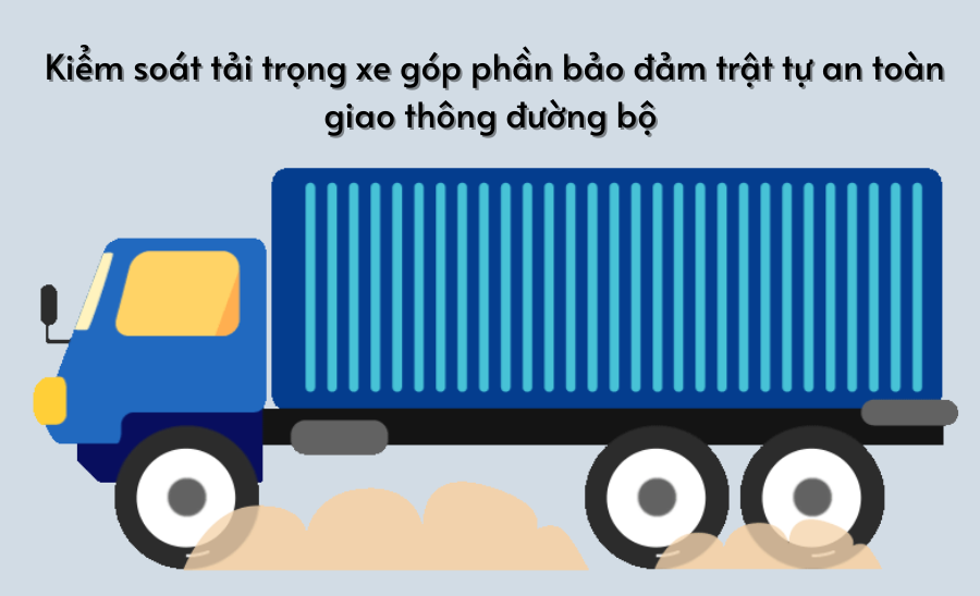 Kiên Giang Tăng cường kiểm soát tải trọng xe khi lưu thông trên đường
