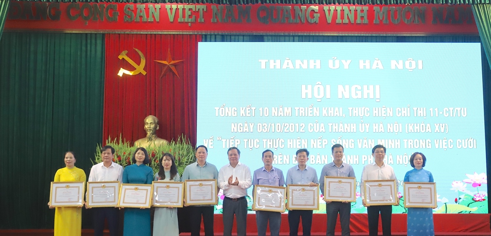 Hà Nội Chuyển biến rõ nét thực hiện nếp sống văn minh trong việc cưới hỏi