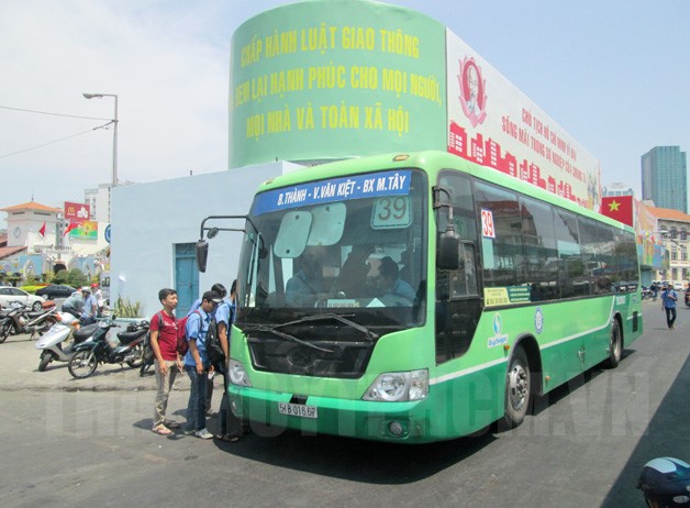 Sắp tới tuyến buýt Bến Thành – Mộc Bài ngưng hoạt động