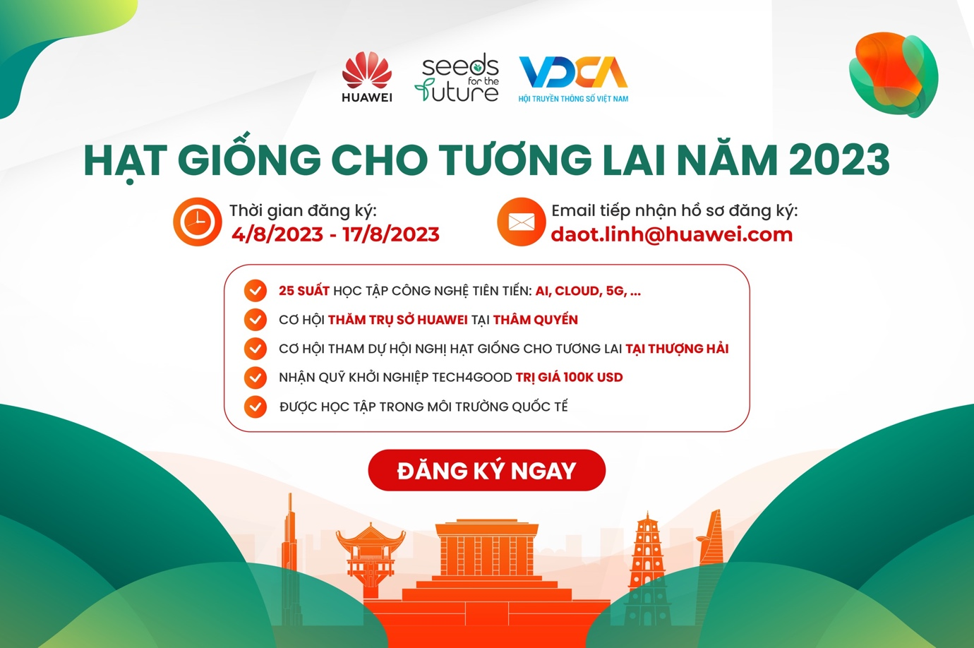Khởi động chương trình Hạt giống cho Tương lai 2023 , trao cơ hội cho sinh viên Việt đam mê công nghệ