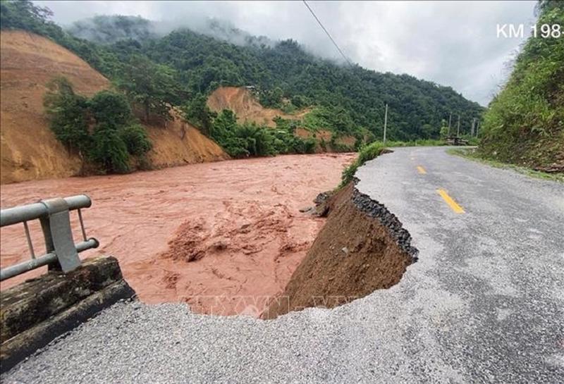 Nguy cơ sạt lở tại các huyện của tỉnh Sơn La, Yên Bái, Lai Châu đang ở mức cao