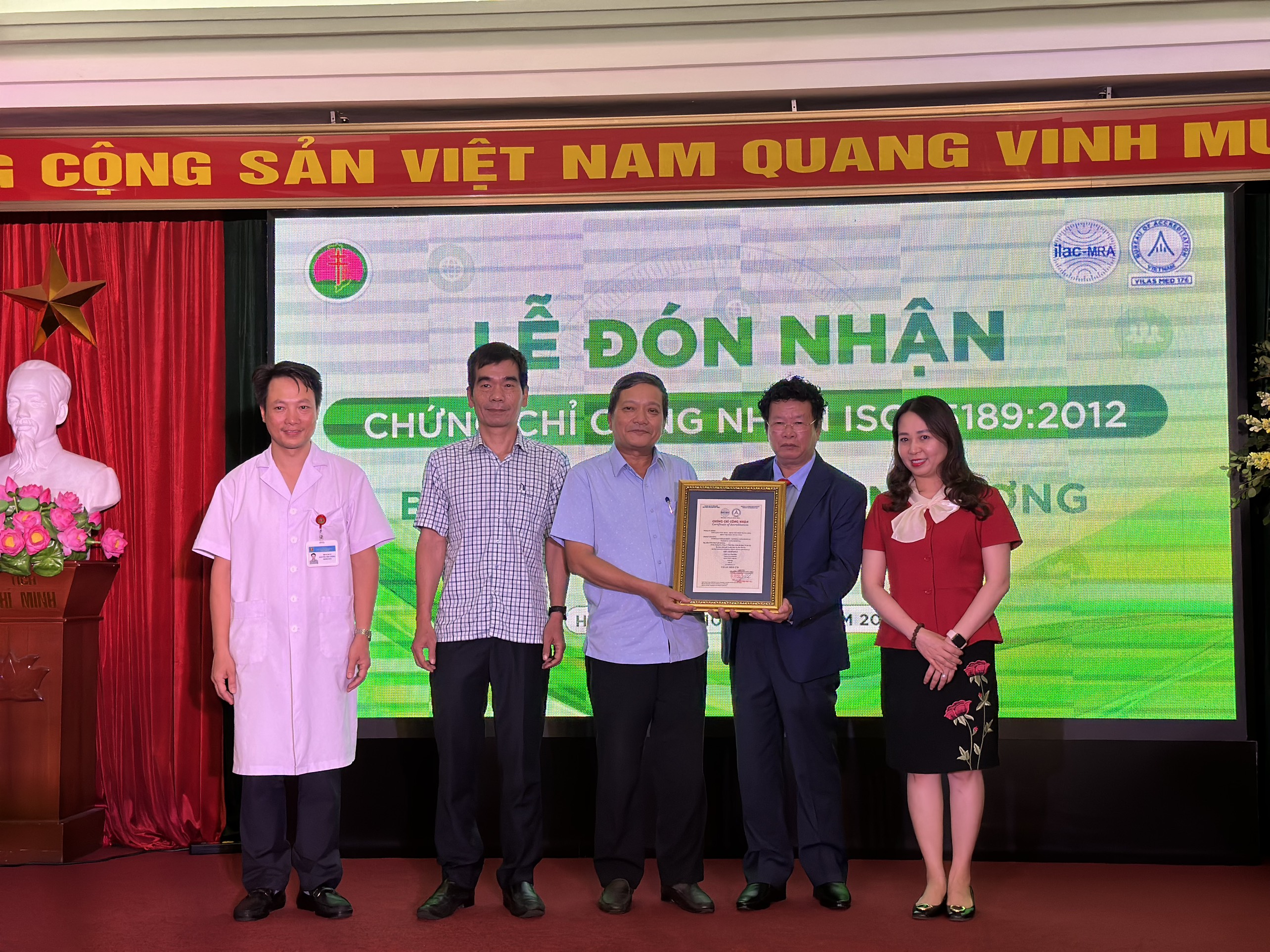 Phòng xét nghiệm giải phẫu bệnh công lập đầu tiên tại miền Bắc đạt chứng chỉ ISO 15189 2012