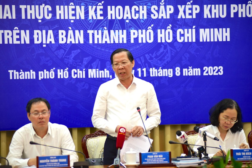 TP Hồ Chí Minh Việc sắp xếp khu phố, ấp phải đảm bảo đúng quy định