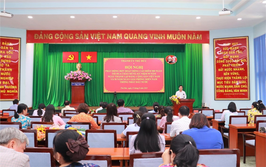 TP Thủ Đức phát động đợt cao điểm 500 ngày thi đua chào mừng các ngày lễ lớn