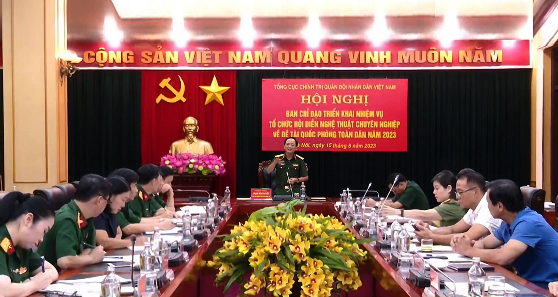 Chuẩn bị tổ chức Hội diễn toàn quốc “Vang mãi khúc quân hành”