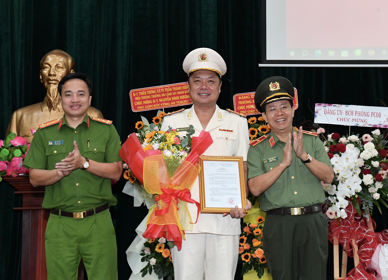 Thượng tá Nguyễn Đình Dương giữ chức Phó Giám đốc Công an TP Hồ Chí Minh