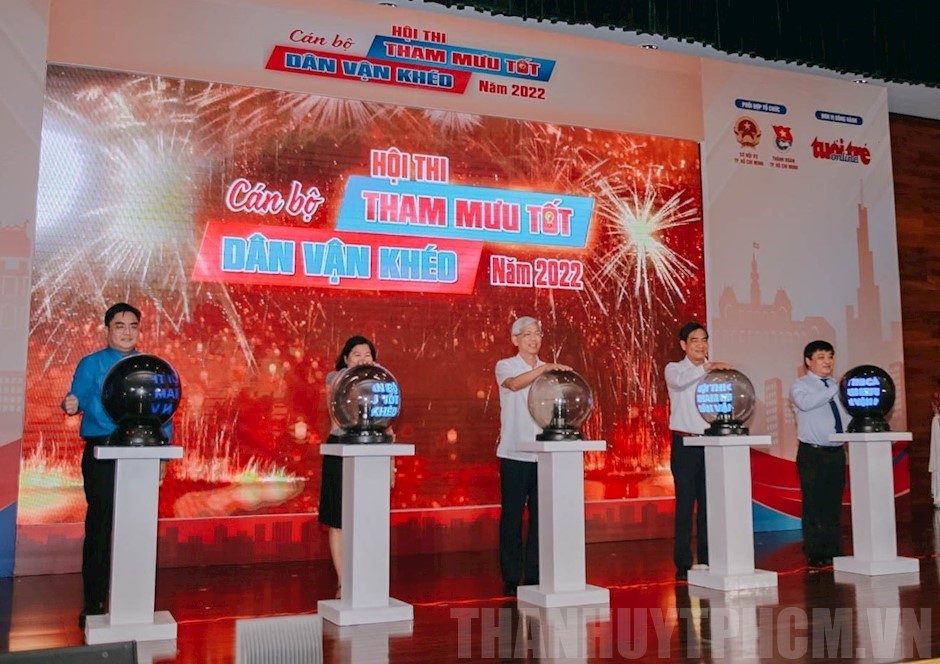 TP Hồ Chí Minh Tổ chức Hội thi cán bộ “Tham mưu tốt - Dân vận khéo” năm 2023