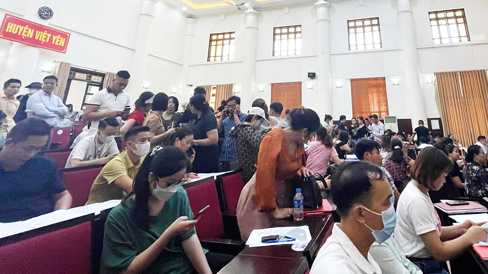 Làm rõ dấu hiệu tiêu cực trong đấu giá đất ở Việt Yên, Bắc Giang