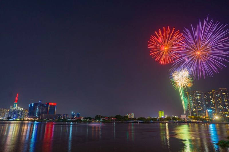 TP Hồ Chí Minh bắn pháo hoa nhân dịp Quốc khánh 2 9