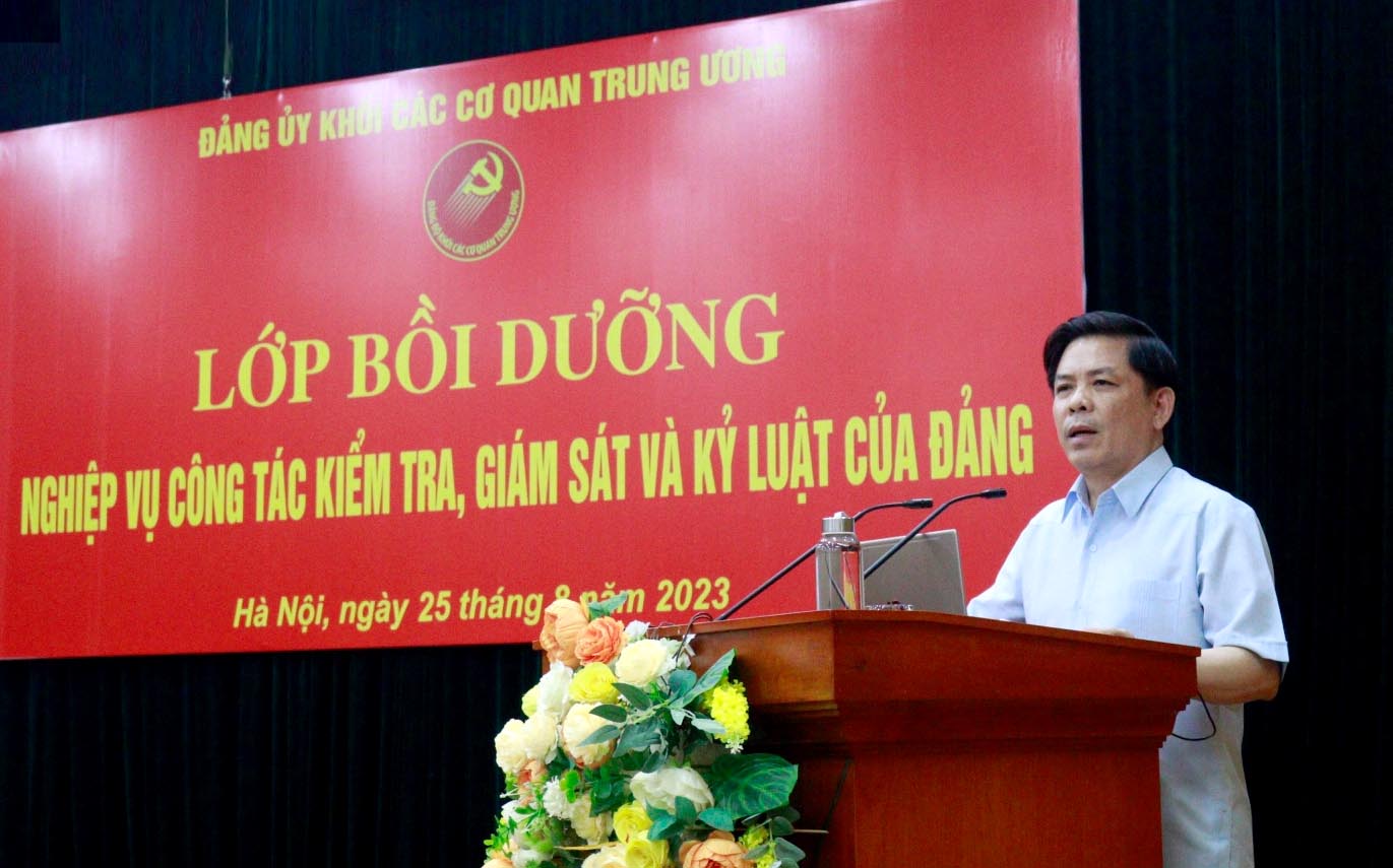 Nâng cao chất lượng nghiệp vụ công tác kiểm tra, giám sát và kỷ luật của Đảng
