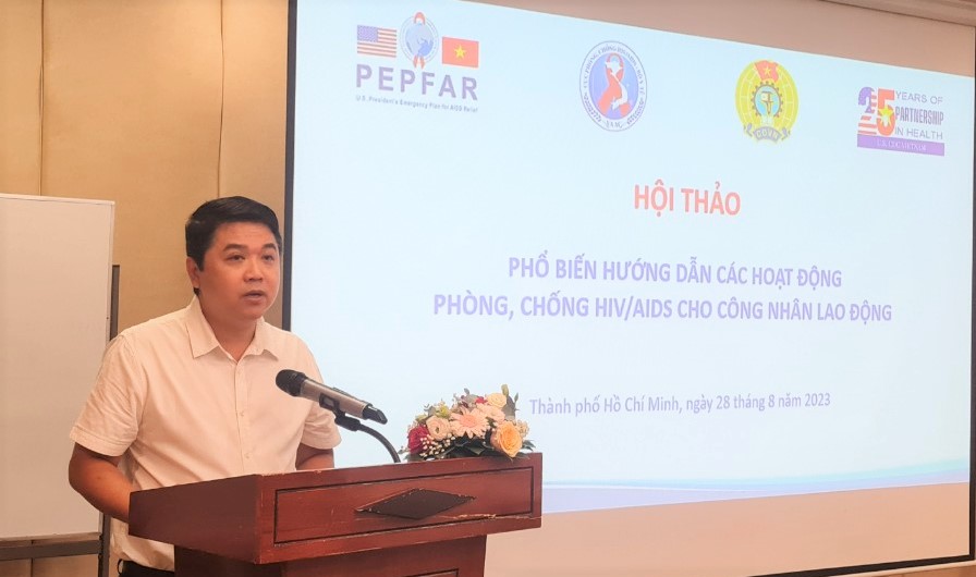 Phổ biến hướng dẫn triển khai phòng, chống HIV AIDS cho công nhân lao động