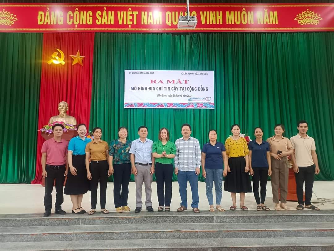 Ra mắt mô hình Địa chỉ tin cậy cộng đồng” tại Nậm Chạc