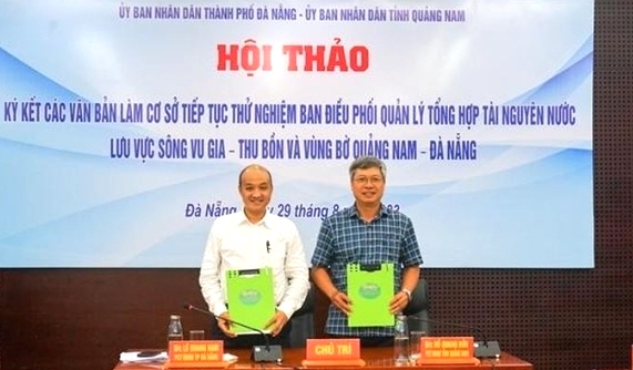 Quảng Nam và Đà Nẵng phối hợp quản lý tài nguyên nước