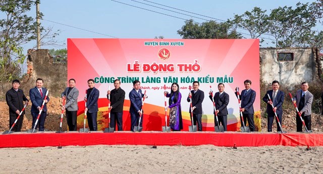 Vĩnh Phúc Tập trung lãnh đạo, chỉ đạo triển khai thực hiện Nghị quyết xây dựng Làng văn hóa kiểu mẫu