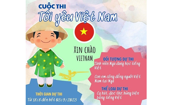 Ngày hội tôn vinh tiếng Việt toàn Liên bang Nga