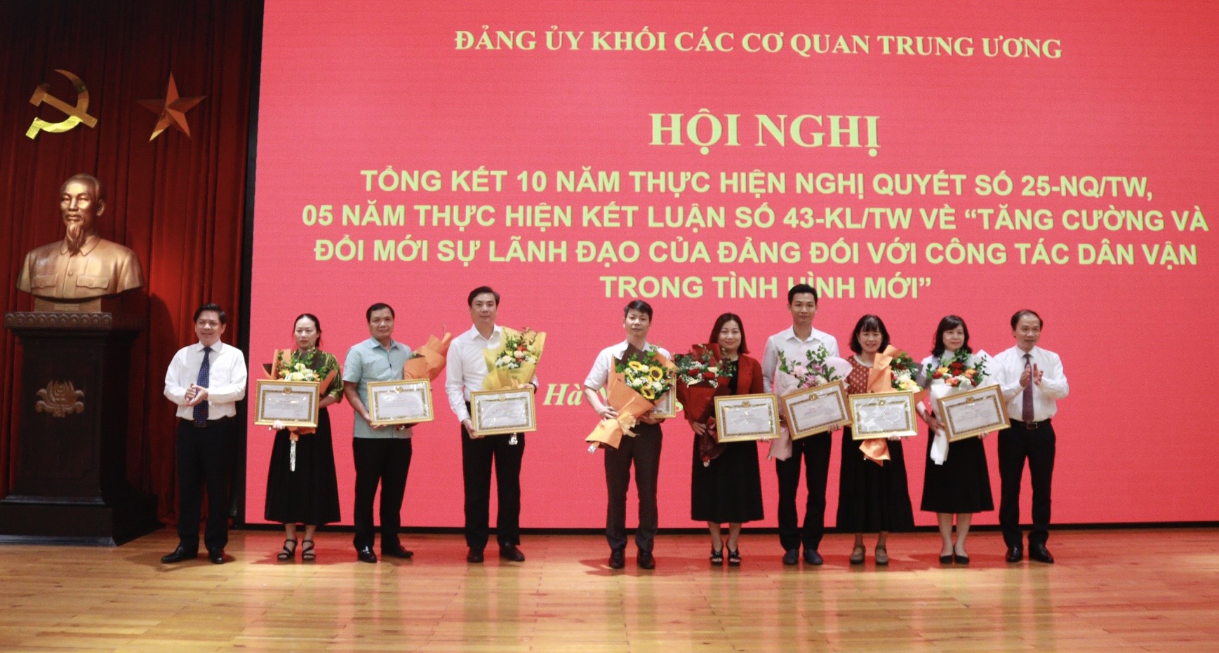 Tiếp tục tăng cường sự lãnh đạo của Đảng đối với công tác dân vận